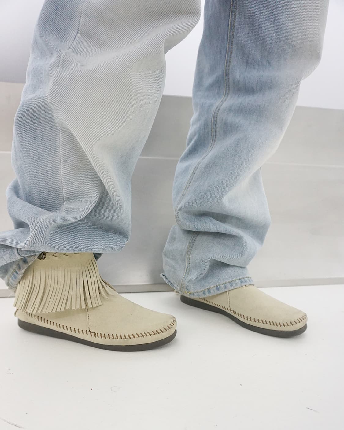 Minnetonka 프린지 부츠 스웨이드 상품이미지10