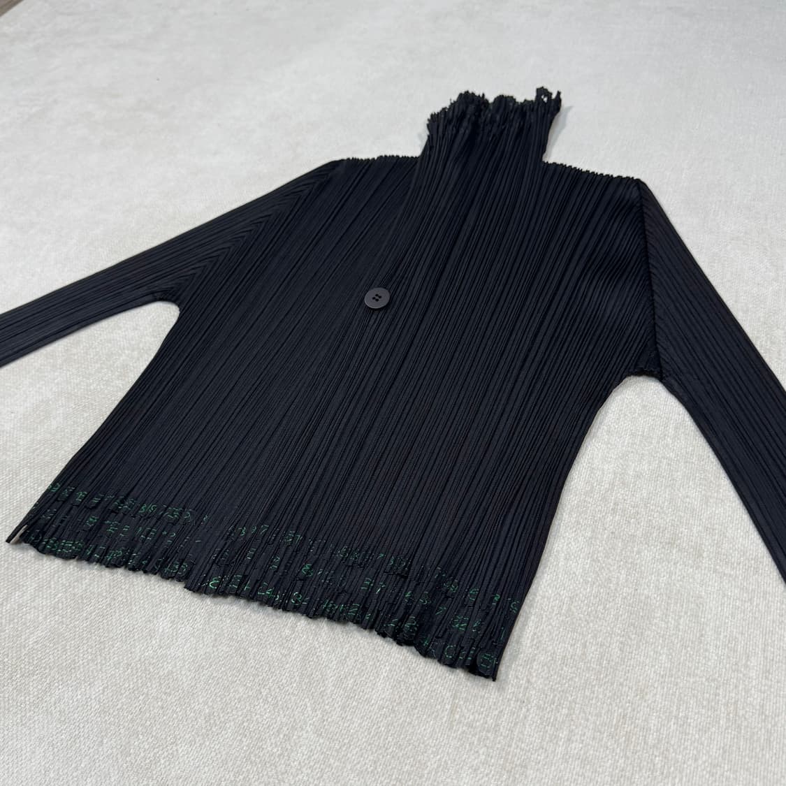 Number Pattern black Cardigan 상품이미지3