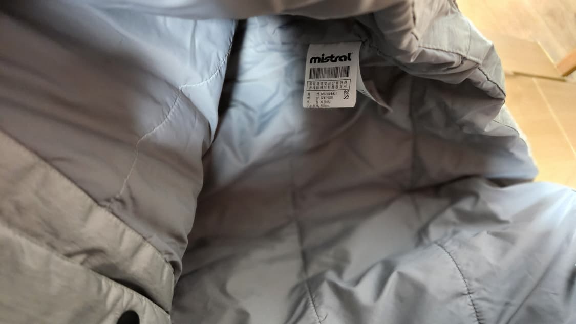 미스트랄 그레이 코치 패딩자켓 XL 105 사이즈 상품이미지4