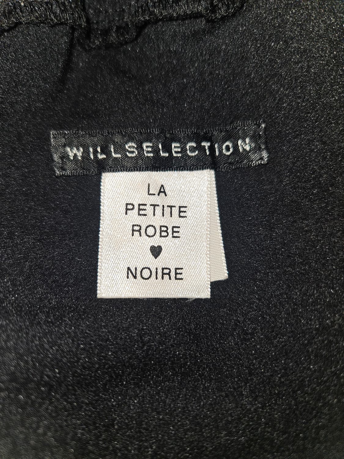 willselection 블랙 리본 히메 드레스 상품이미지5