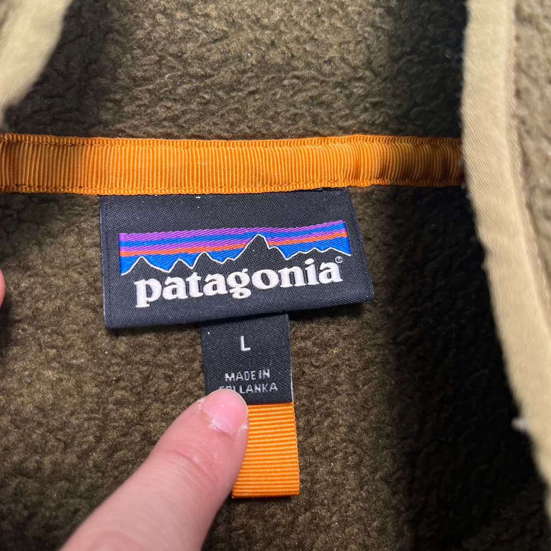 105 파타고니아 레트로-x 올리브 후리스 자켓 상품이미지3