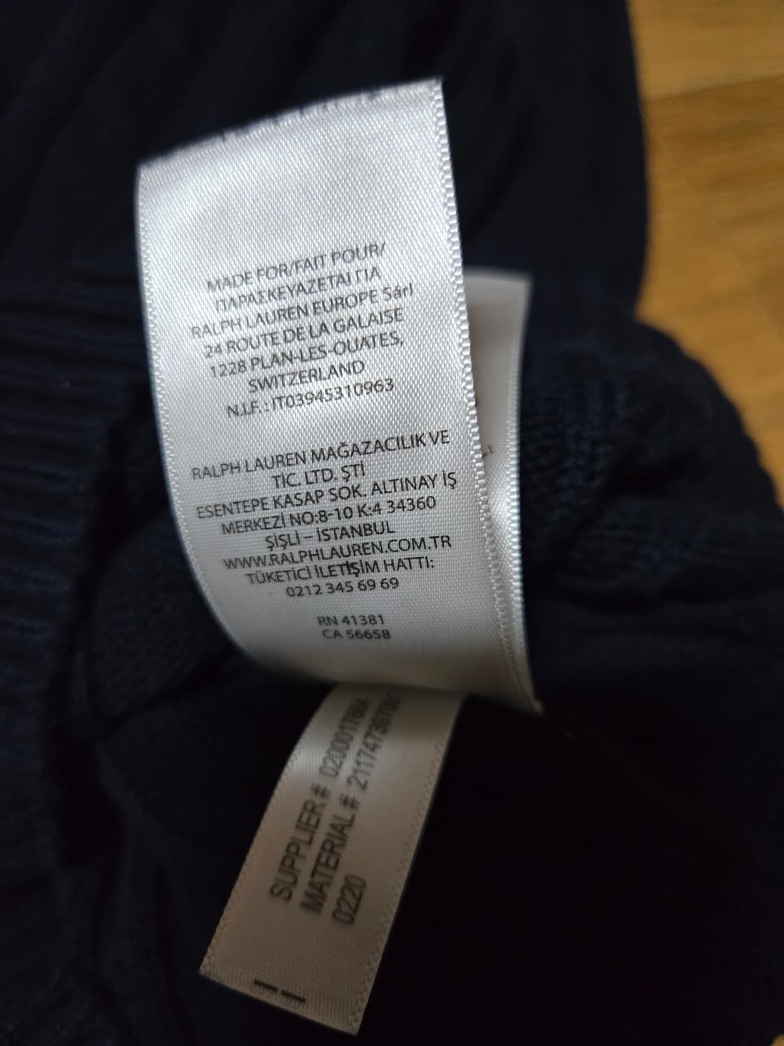 폴로 랄프로렌 여성 네이비 케이블 니트 상품이미지7