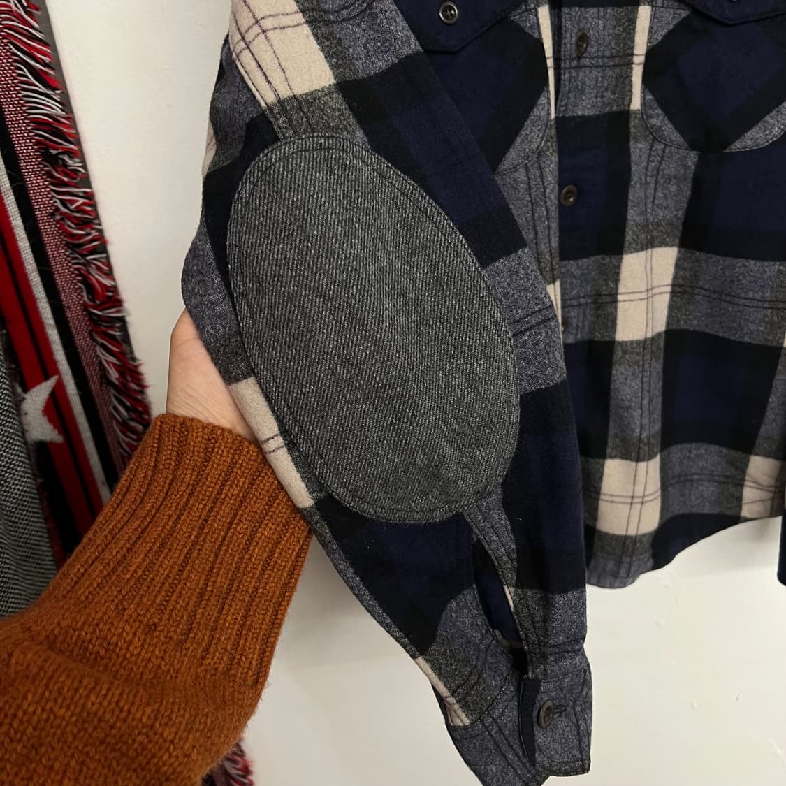 꼼데가르송 플란넬 플레이드 셔츠 상품이미지4