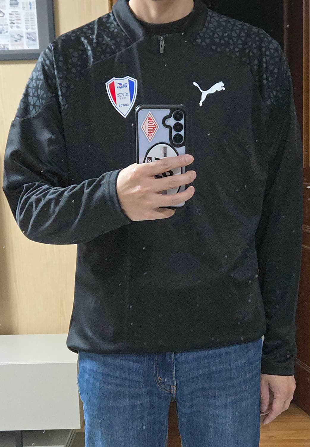 (착샷) 수원삼성 블루윙즈 유니폼 져지 트레이닝 탑 드릴탑  상품이미지10