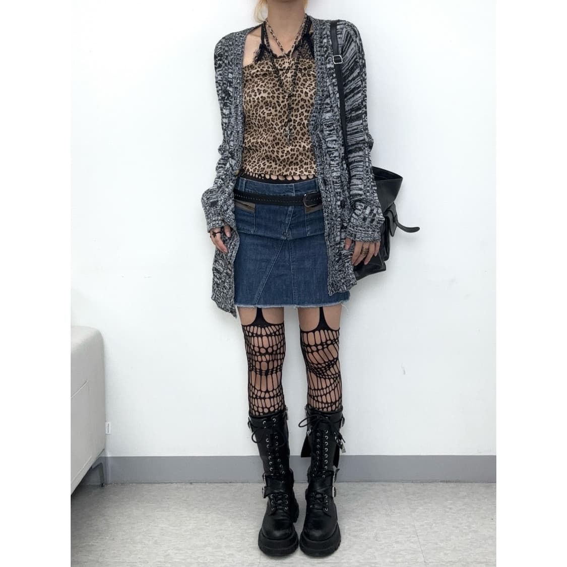 빈티지 데님 웨스턴 스커트 y2k 상품이미지2