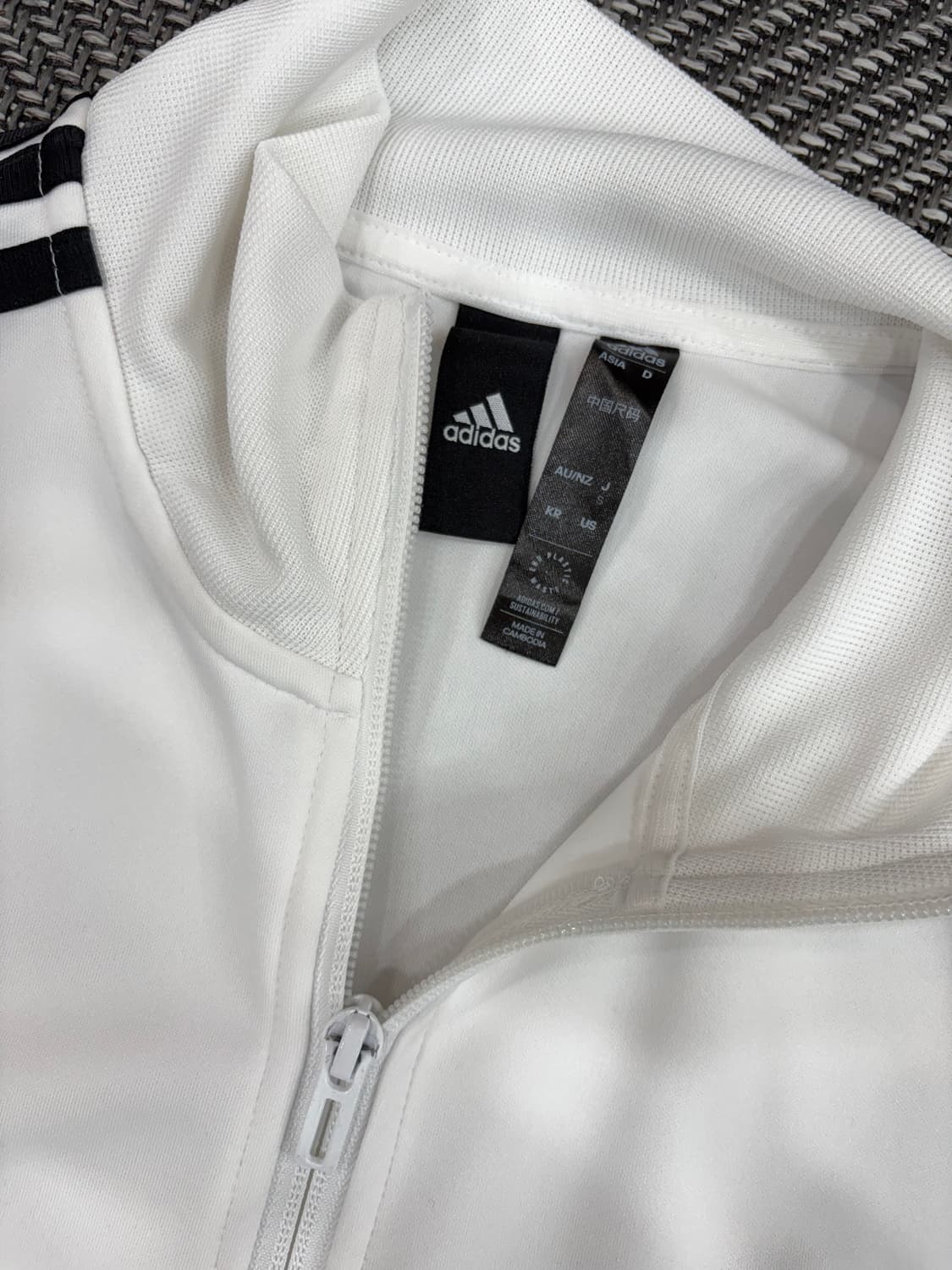아디다스 삼선 화이트 져지s 상품이미지3
