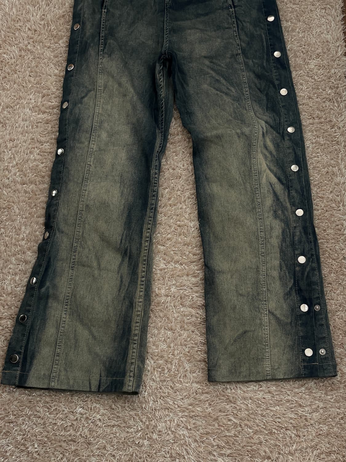 슬릿 버튼 데님 팬츠 상품이미지6