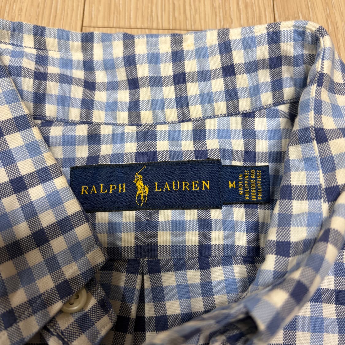 폴로 랄프로렌 깅엄 체크패턴 셔츠 상품이미지3