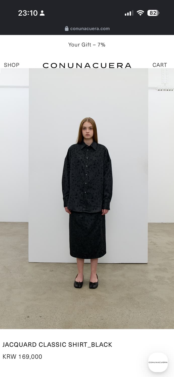 conunacuera jacquard shirt 상품이미지2