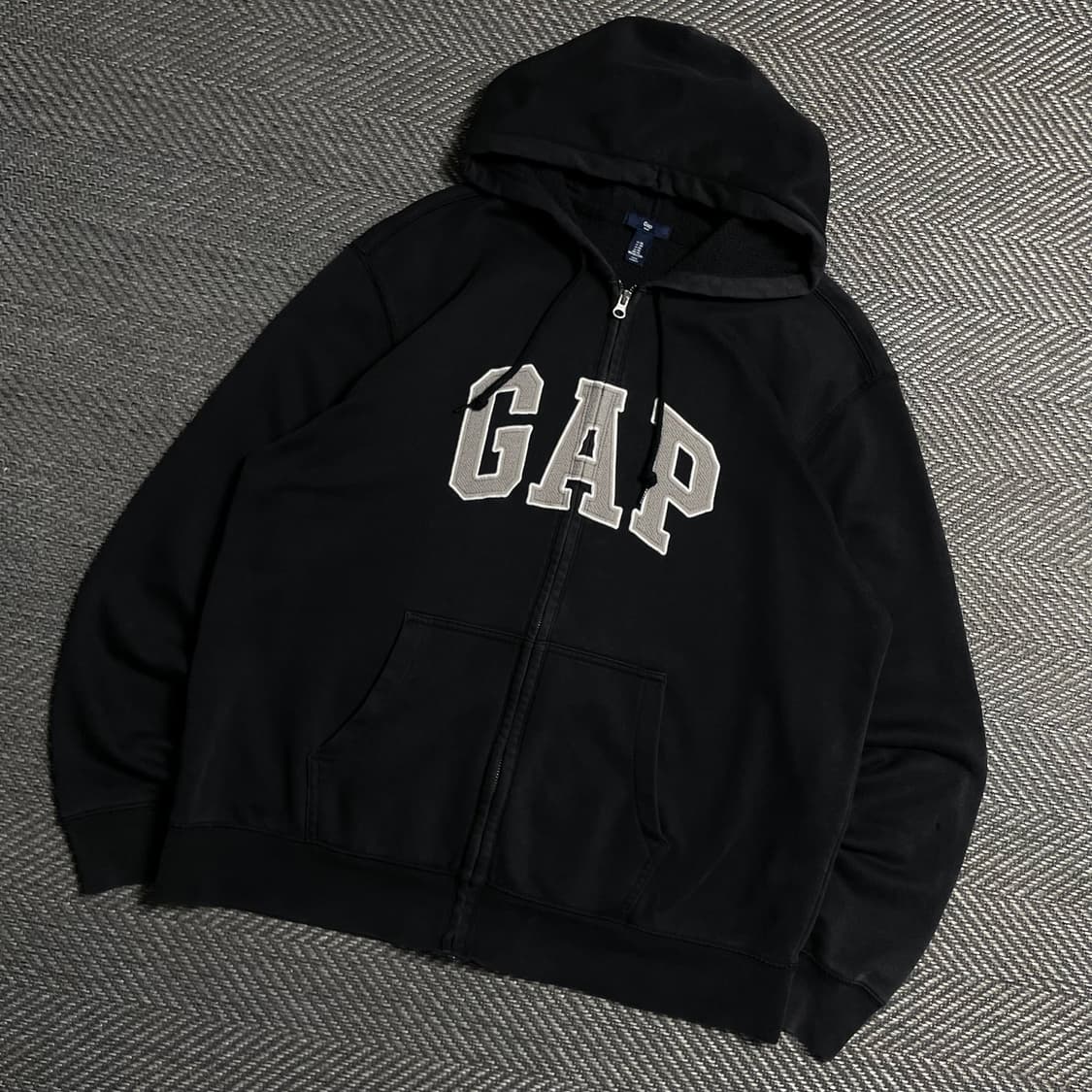GAP 빅로고 박시핏 베이직 후드 집업 y 5480 상품이미지1