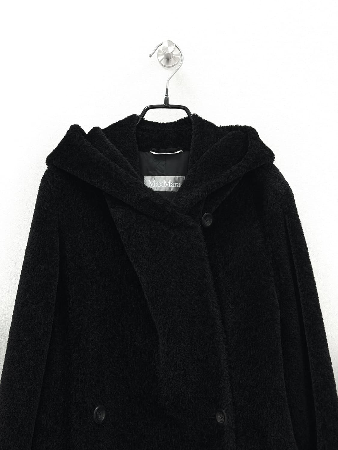 막스마라 알파카 버진울 블렌드 후드 더블 코트38 상품이미지2