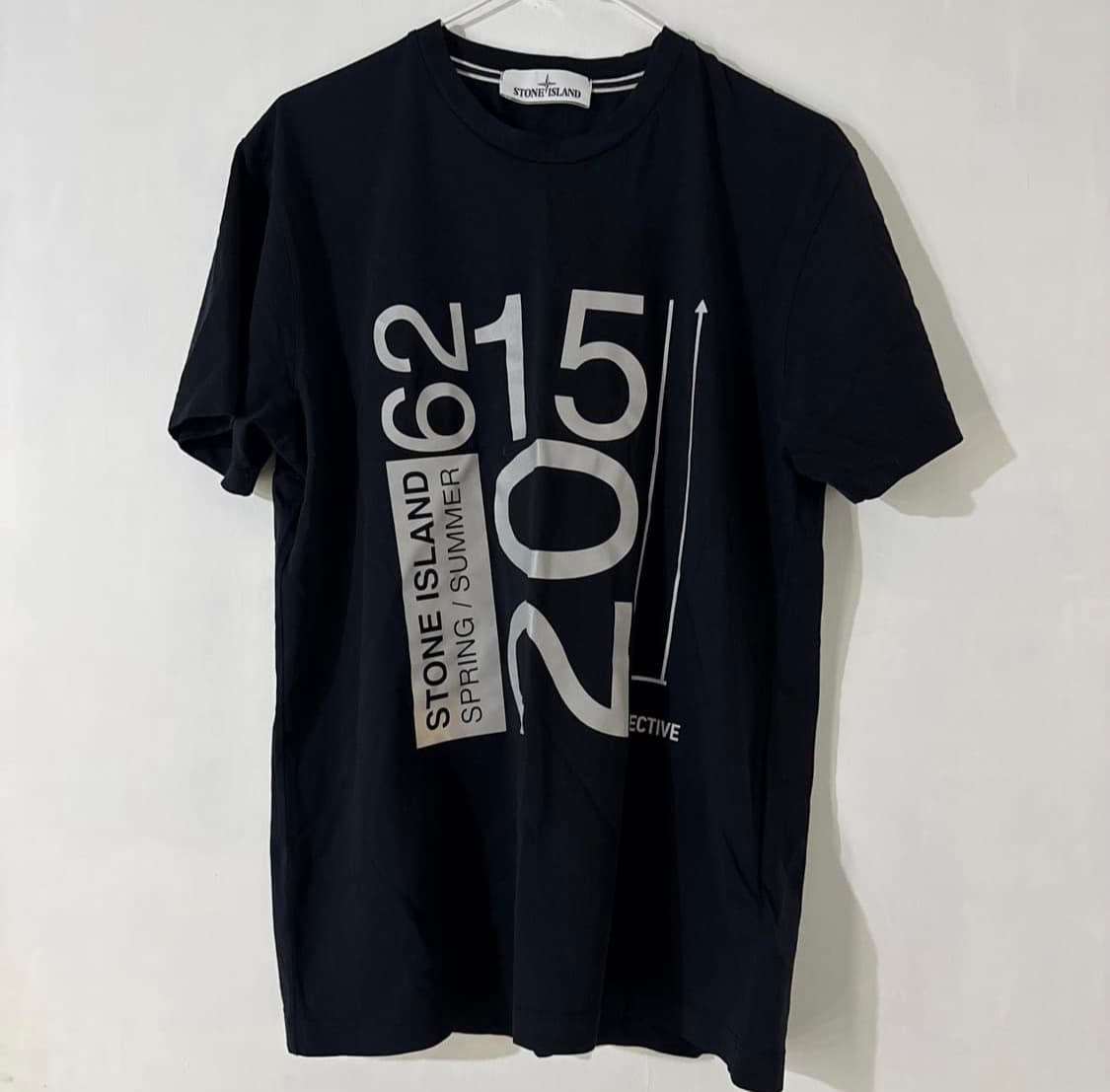 정품 스톤아일랜드 리플렉티브 빈티지 반팔티 상품이미지2