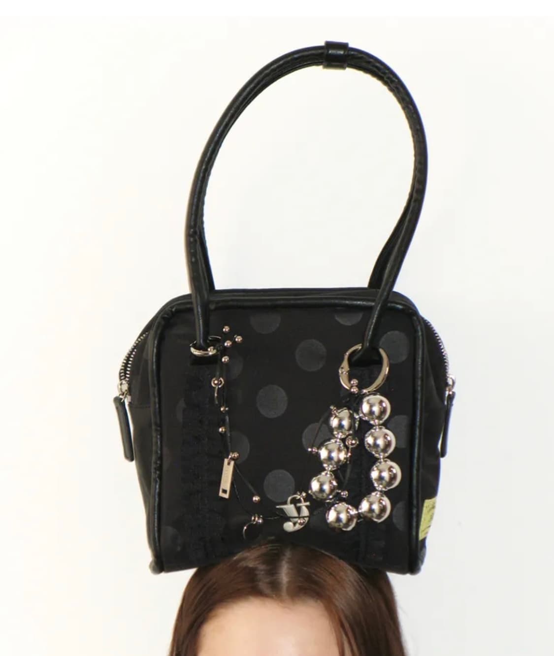 mini box bag (black dot) 상품이미지1
