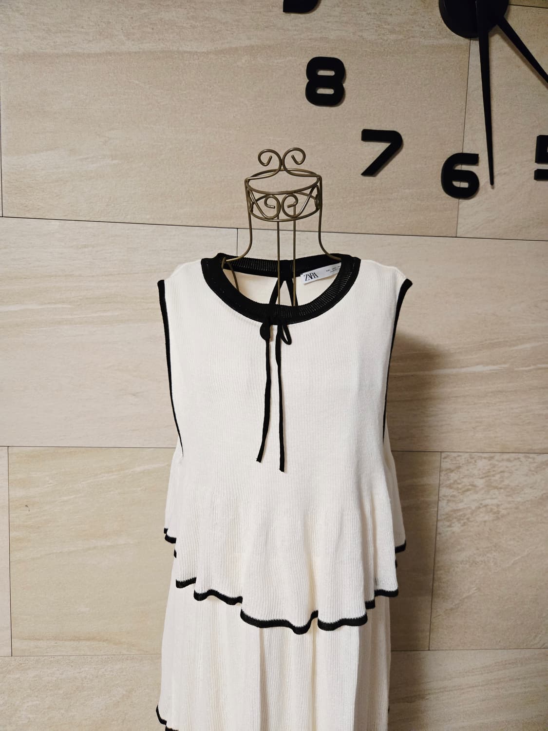 [L] ZARA 자라 캉캉 미디 원피스 상품이미지2