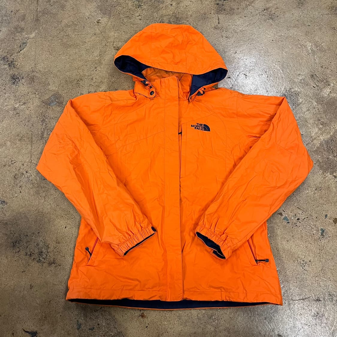 [정품/L] 노스페이스 오렌지색 후드 바람막이 자켓 b14 상품이미지2