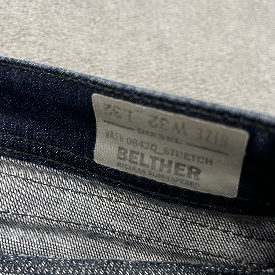 32 디젤 BELTHER 워싱 데님 팬츠 상품이미지7