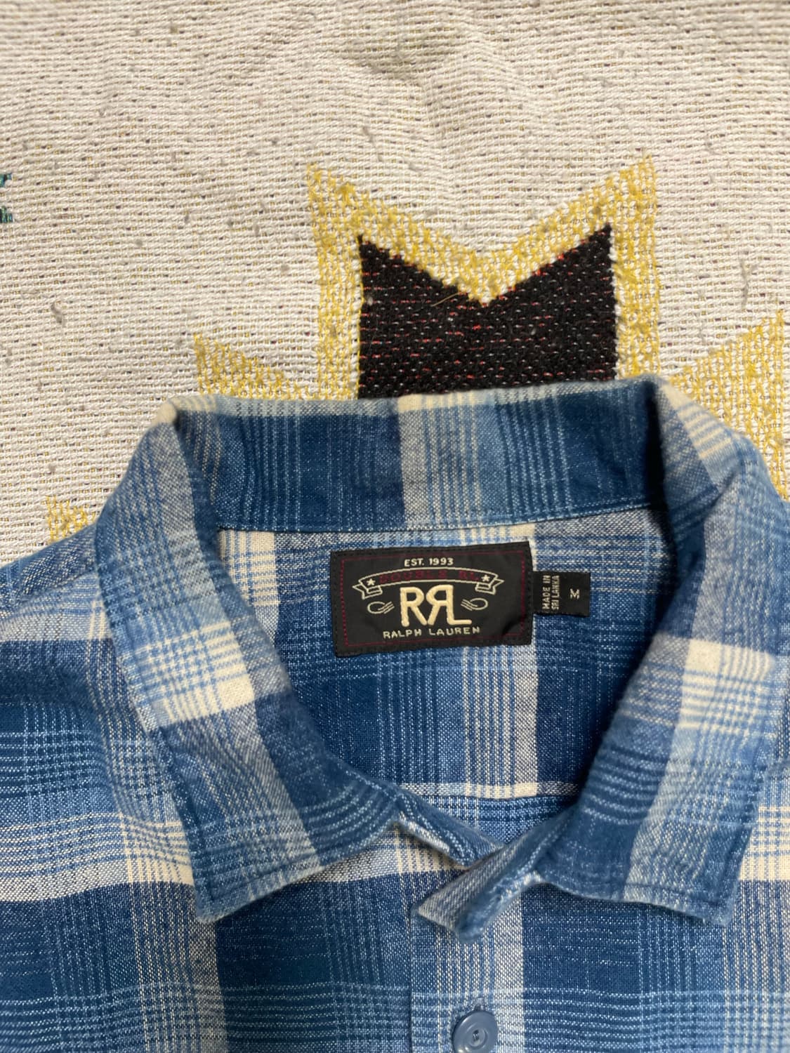 RRL 옴브레 캠프셔츠(M) 상품이미지2