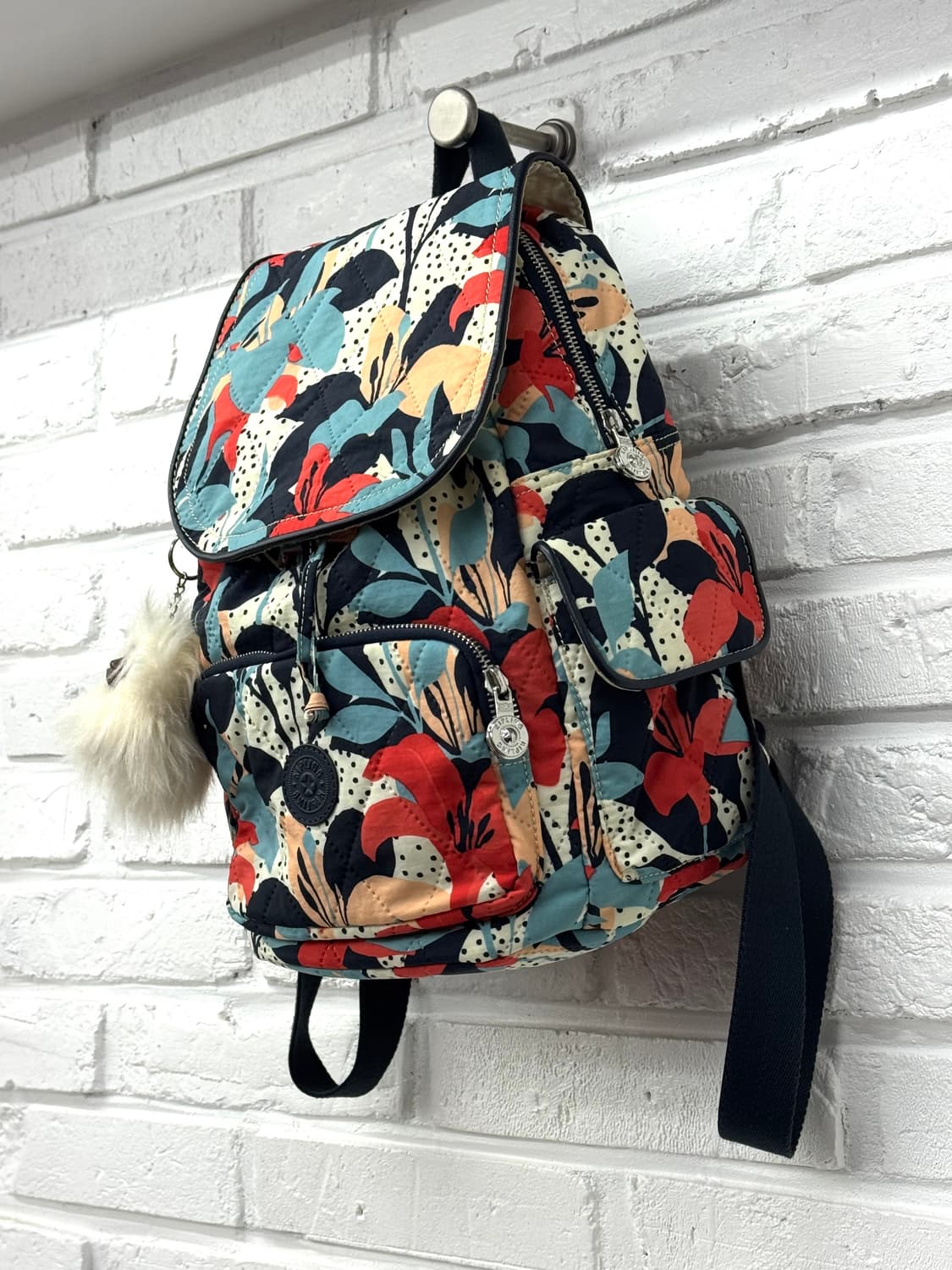 키플링 플라워패턴 백팩 상품이미지3