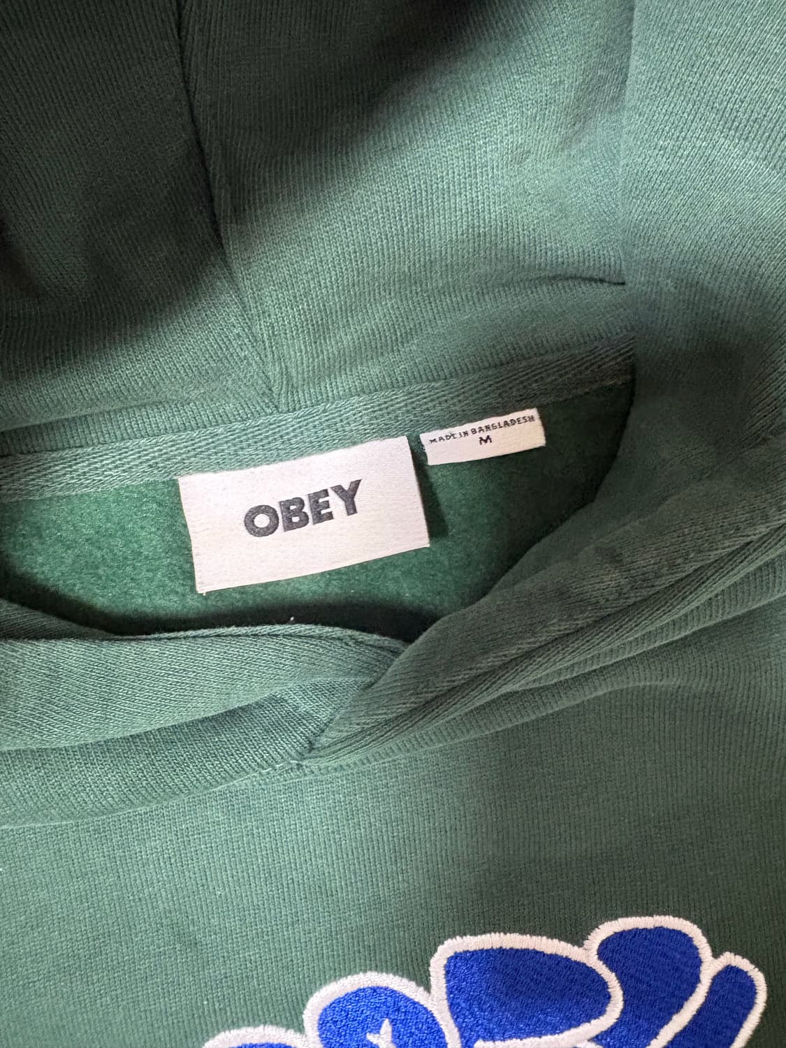 -ˋˏ 오베이 OBEY 후드티 M 그린 ˎˊ- 상품이미지2