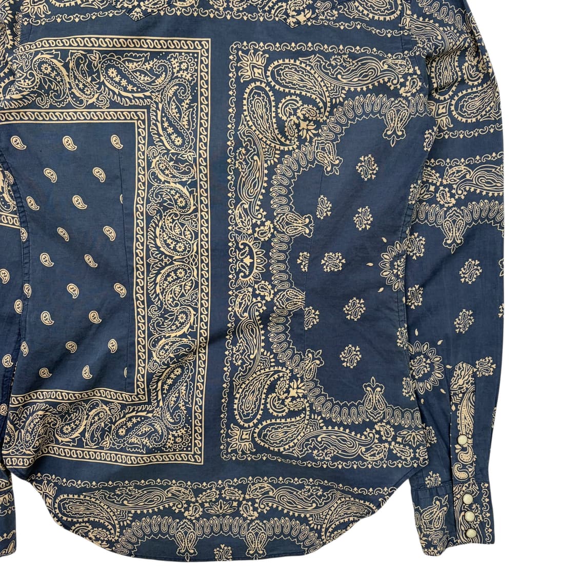 폴로 랄프 로렌 페이즐리 패턴 웨스턴 셔츠 S 상품이미지6