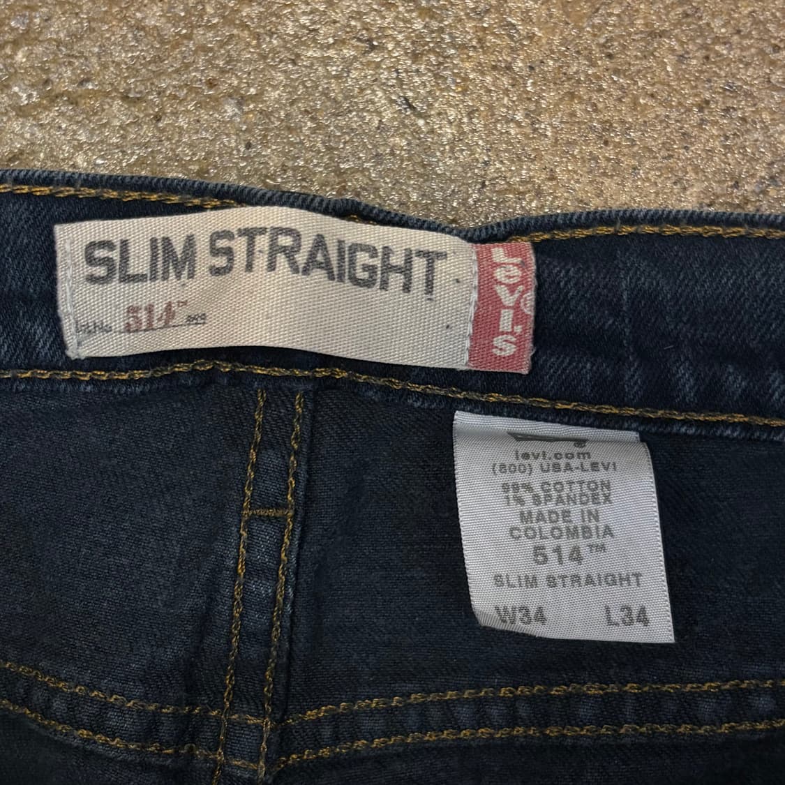 미국 빈티지 리바이스 514 세미 부츠컷 청바지 데님팬츠 상품이미지3