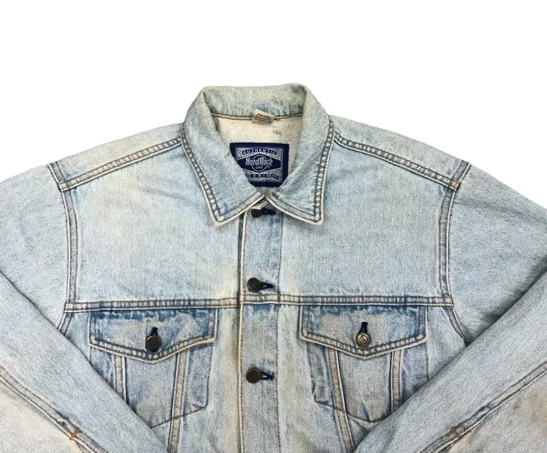 빈티지 하드락카페 데님자켓 상품이미지2