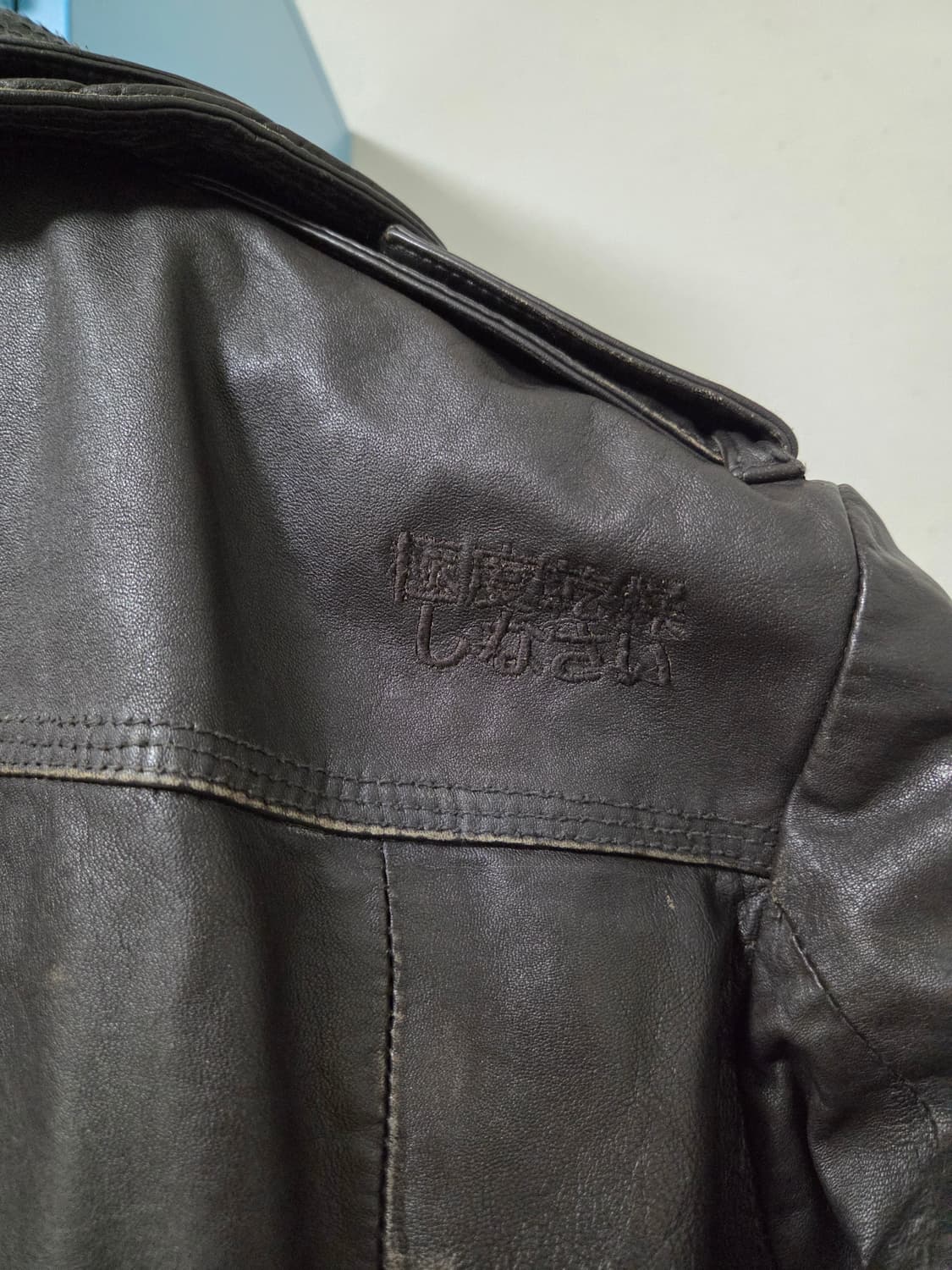 일제 램스킨 레더 자켓 m 상품이미지8