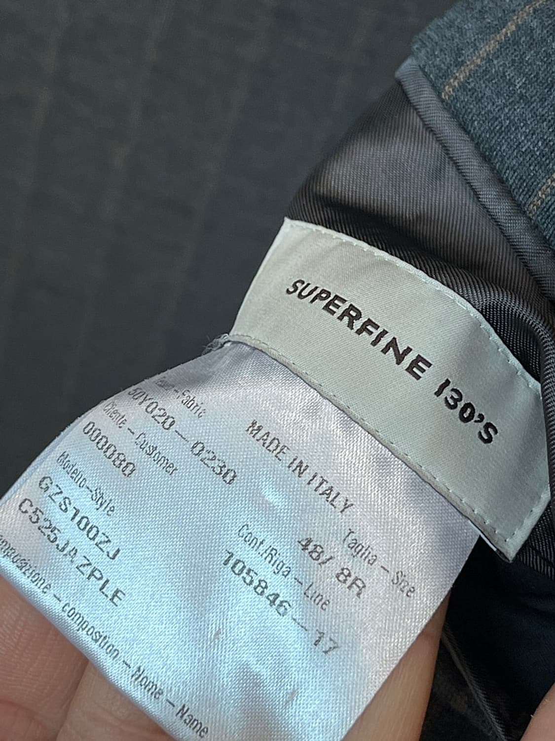 100,31-32) 카루소 CRSO 신형 셋업 슈트  상품이미지6