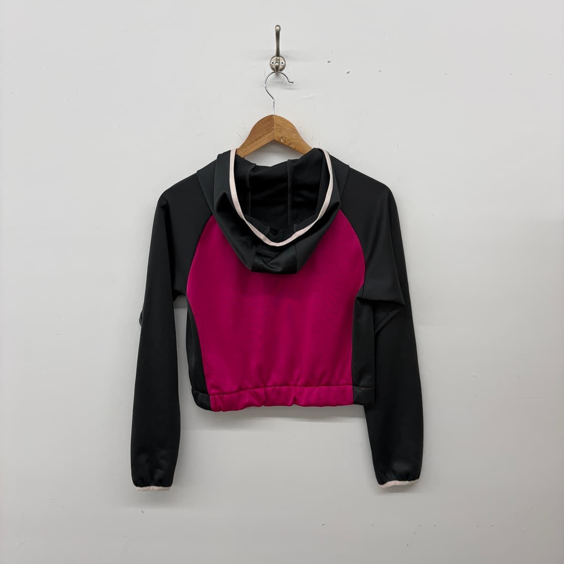 나이키 드라이핏 후드 져지 핑크/블랙 여성M 상품이미지3