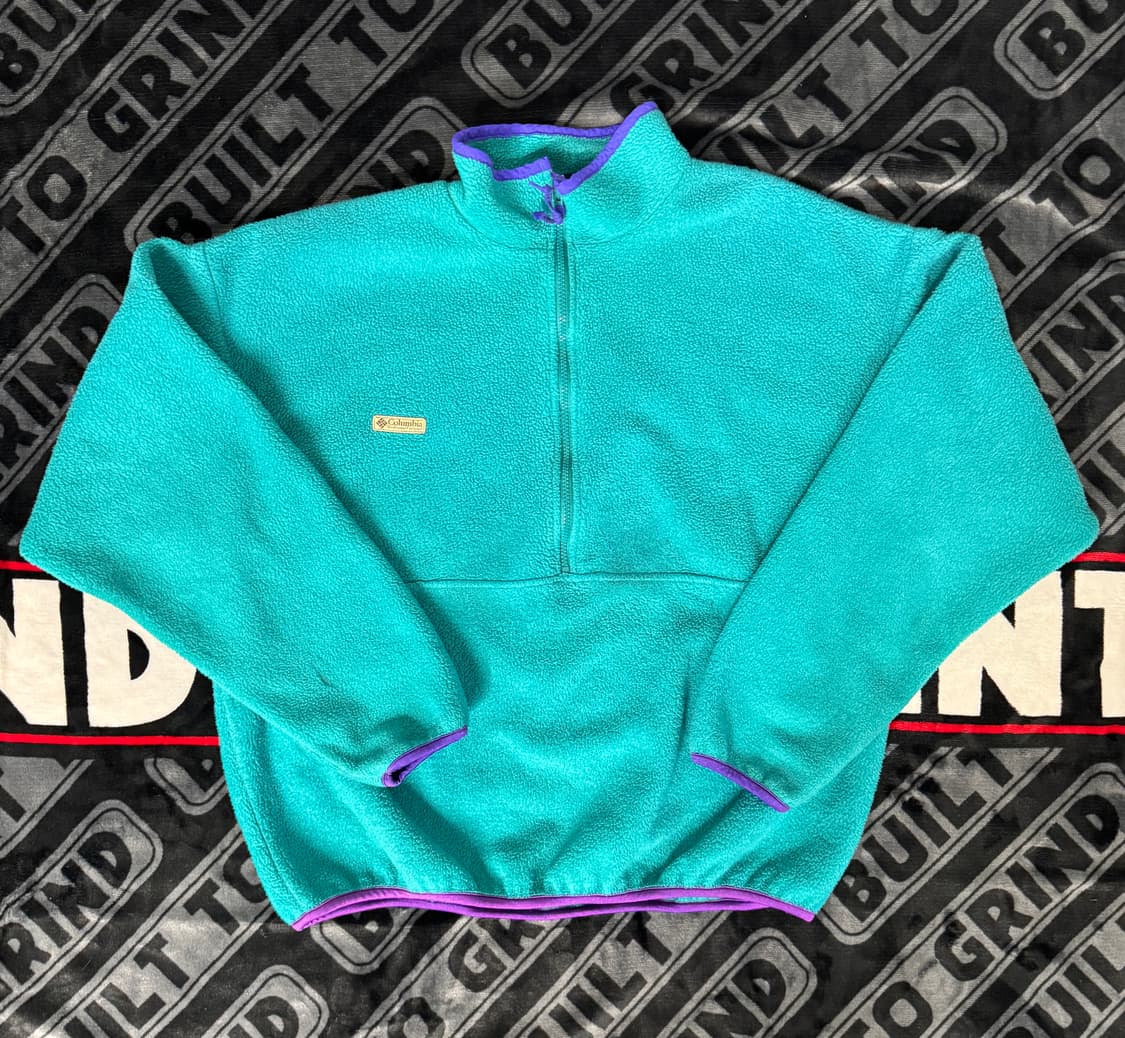 컬럼비아 쿼터 집 플리스 풀오버 민트 퍼플 상품이미지1