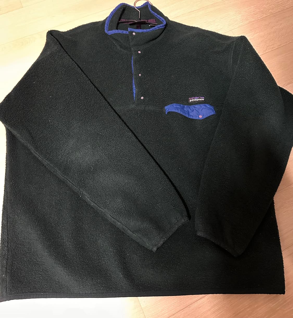 90s 파타고니아 신칠라 스노우리스 그린 눈없산 빈티지 상품이미지1