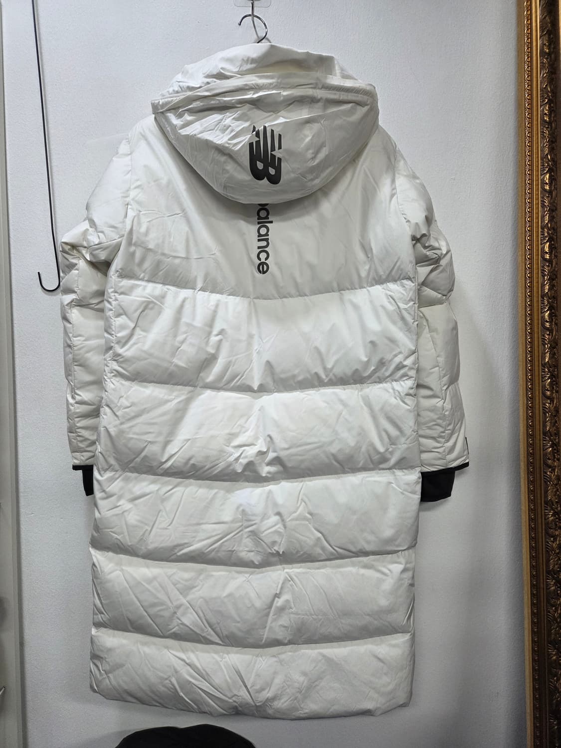 뉴발란스 화이트 롱패딩 구스다운 90 S 남녀공용 90' Y2K 상품이미지7