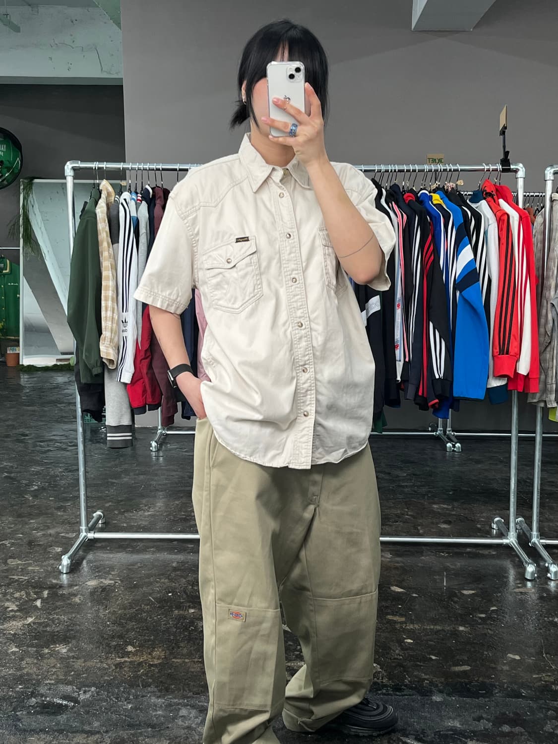 랭글러 웨스턴 코튼 셔츠  상품이미지6