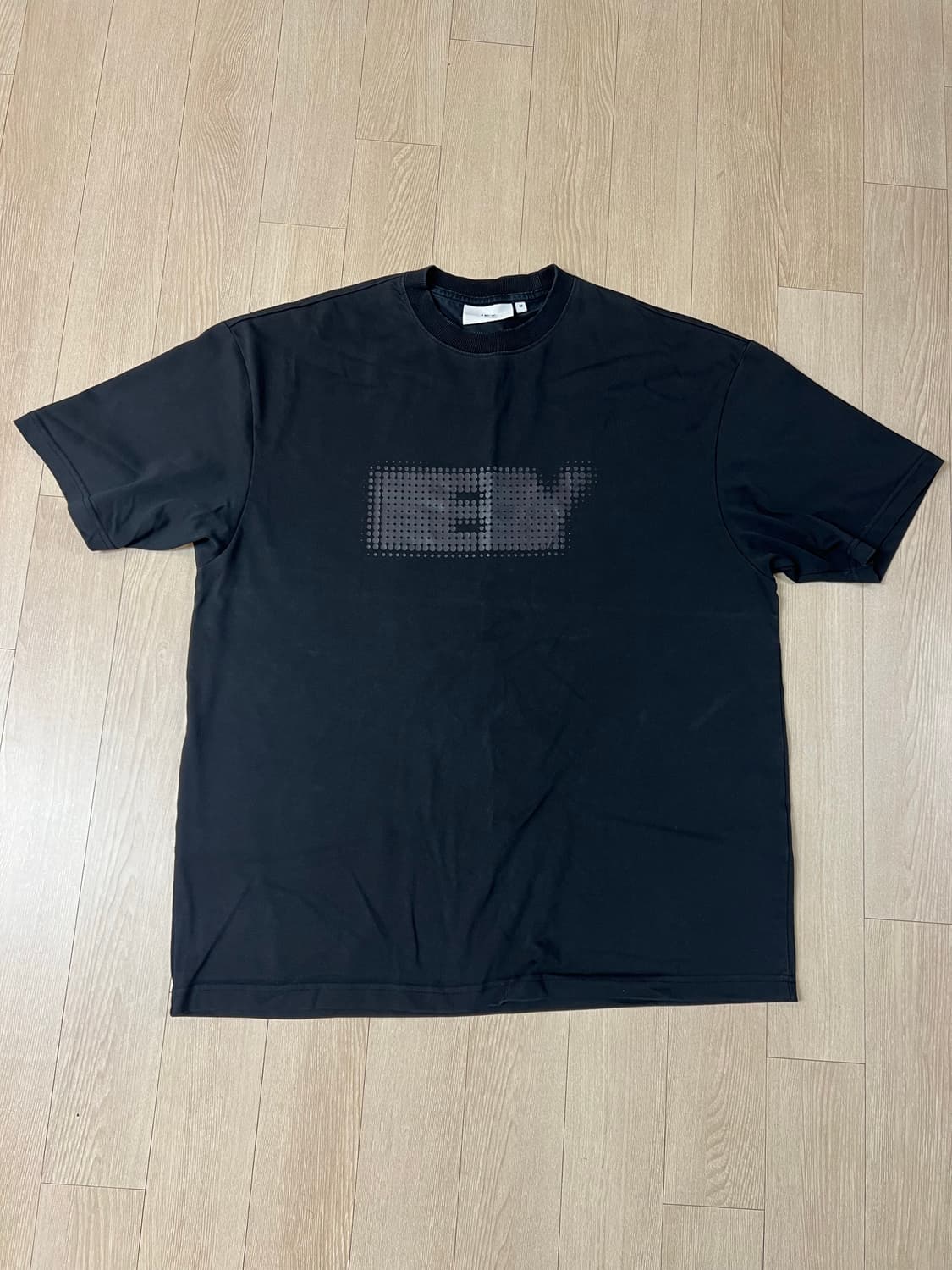 IEY 짱구대디 콜라보 티셔츠 블랙 M 상품이미지1