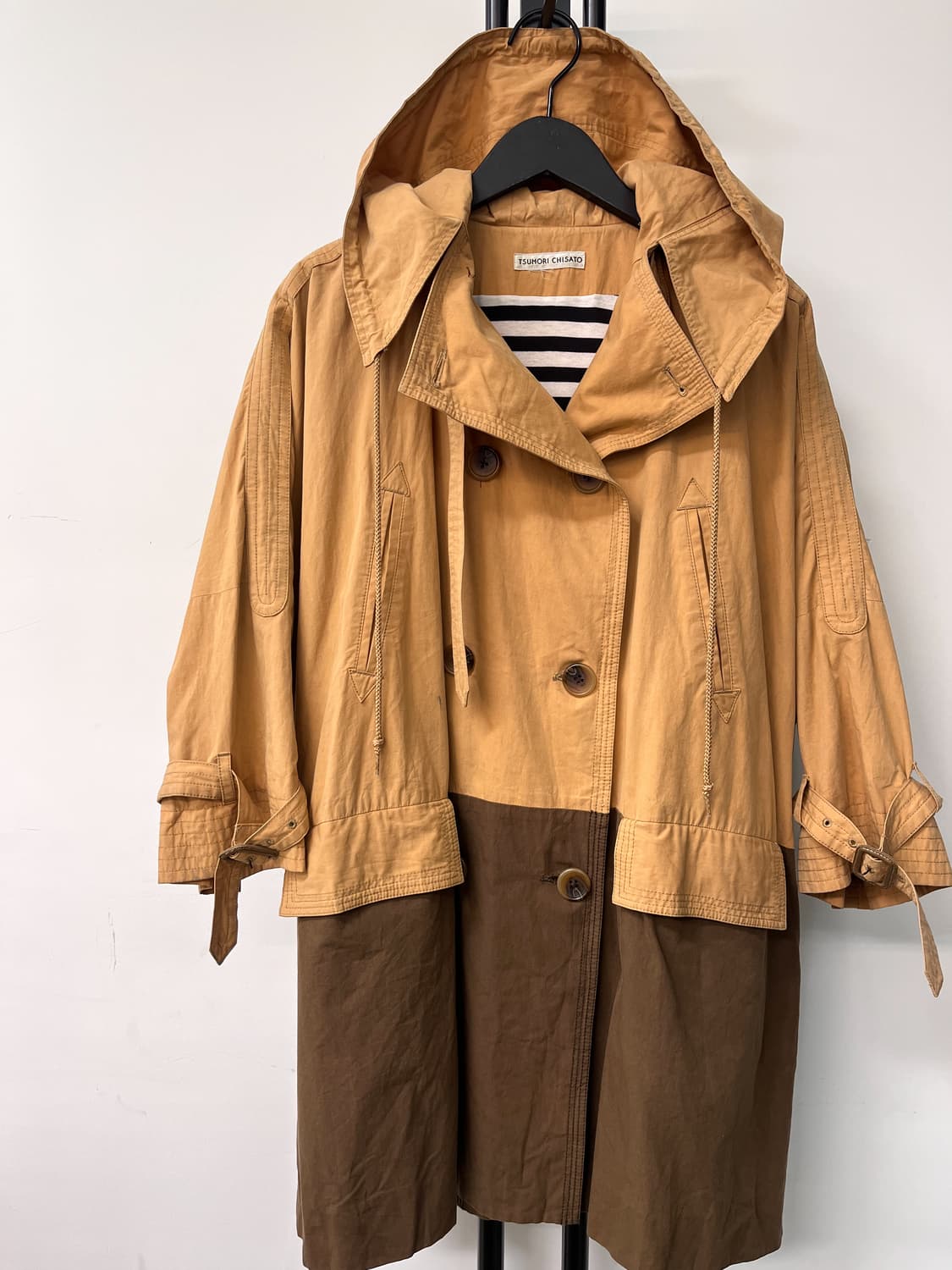 츠모리 치사토 트렌치 후드 파카 상품이미지5