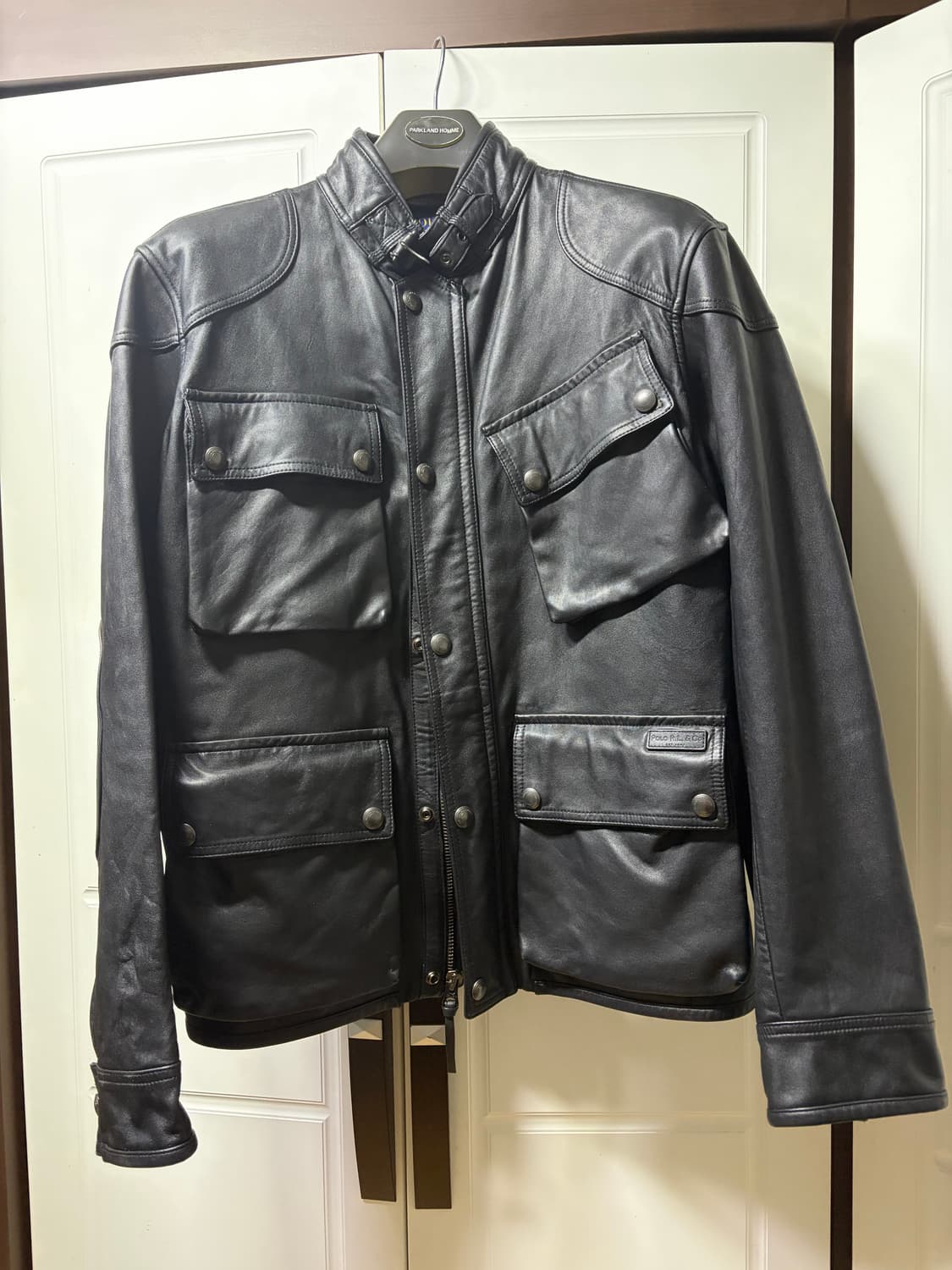 폴로 양가죽 바이커 자켓 105 상품이미지1