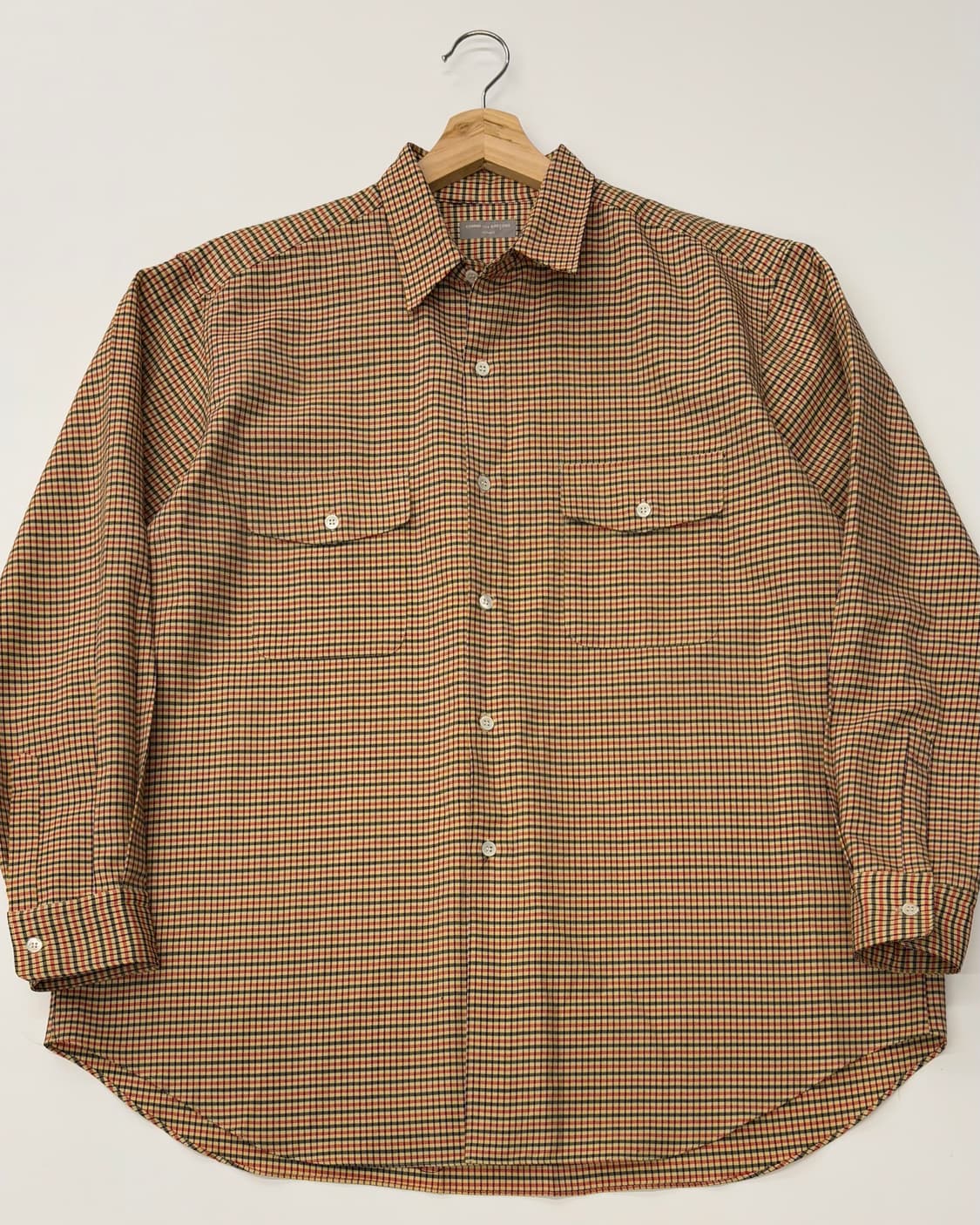 Comme des Garcons Homme 꼼데가르송옴므 체크 울 셔츠 상품이미지3