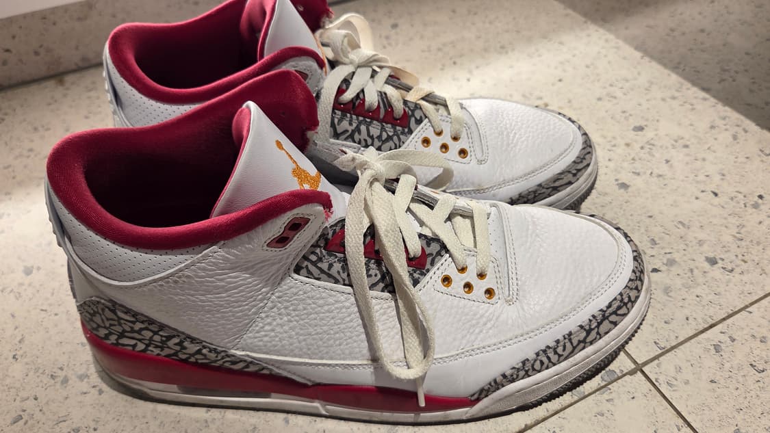 Jordan 3 Retro Cardinal Red 상품이미지2