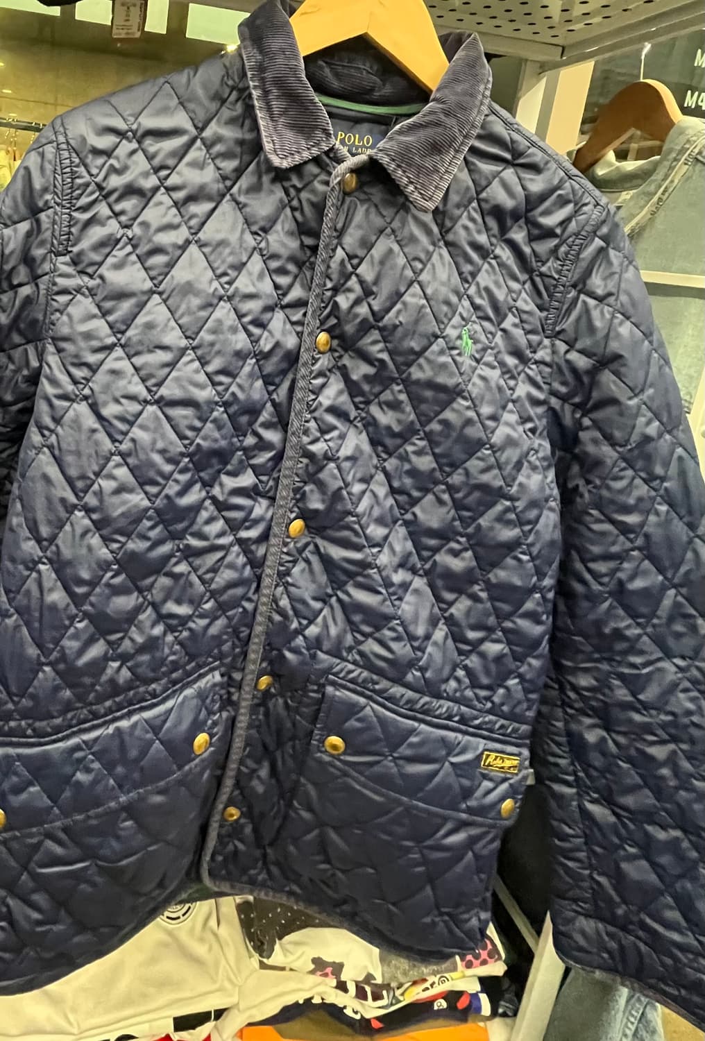 폴로 랄프로렌 네이비 퀼팅 자켓 상품이미지2