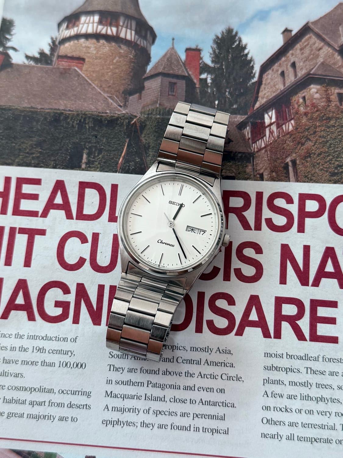 Seiko 세이코 쿼츠 Chronos Day-Date 1987 상품이미지2