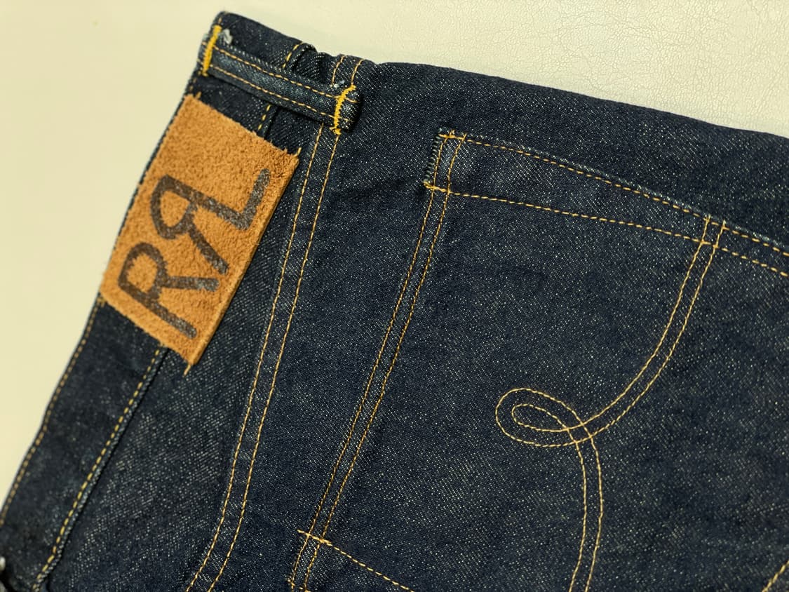 RRL 스트레이트핏 원스워시 셀비지진 상품이미지3