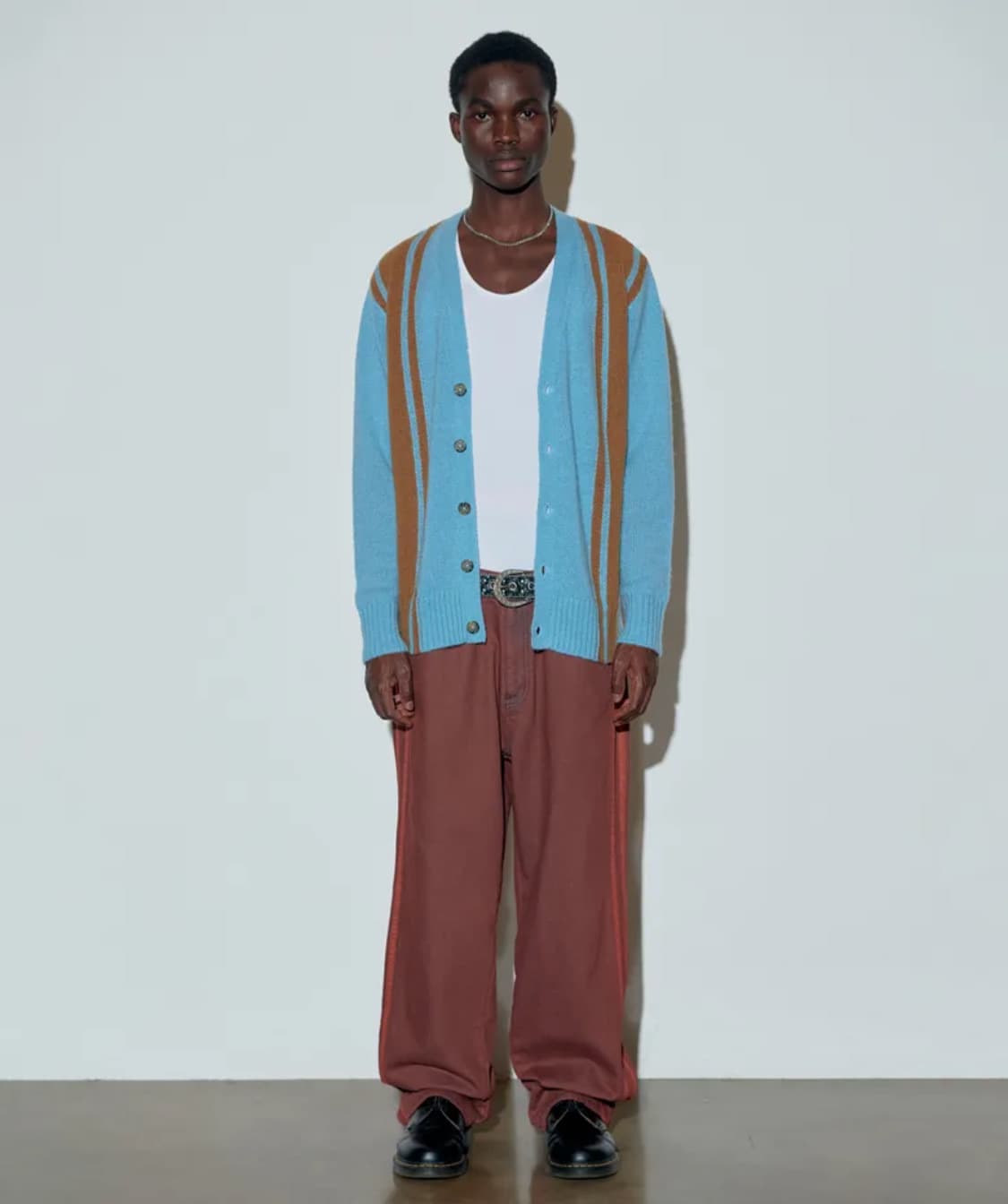 Sculptor Straight Line Denim Pants Brick 상품이미지2