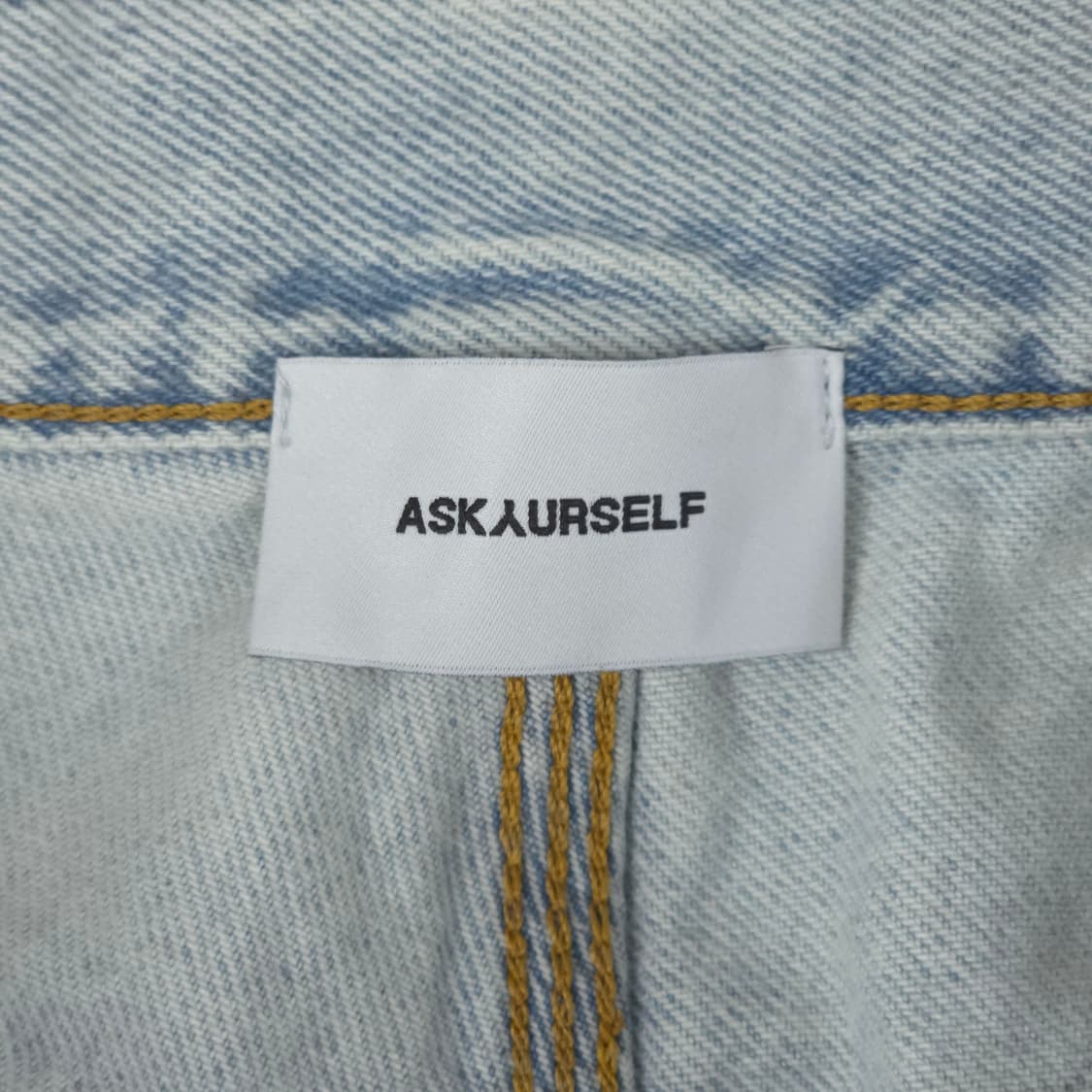 [34] askyurself 에스크유어셀프 더블니 데님팬츠 상품이미지4