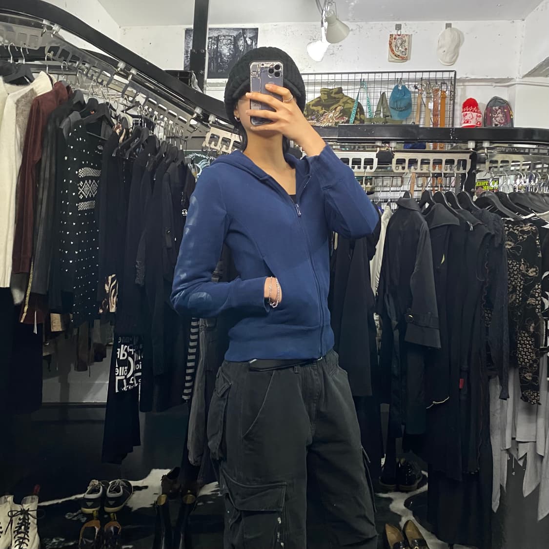 Adidas 레터링 디테일 후드집업 상품이미지1