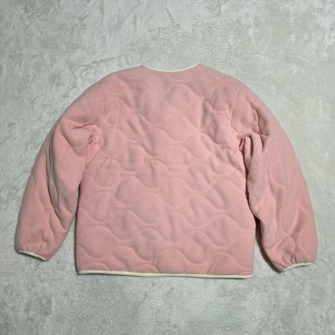 (S)여성 예일 웨이브 퀼팅 플리스 자켓 상품이미지3