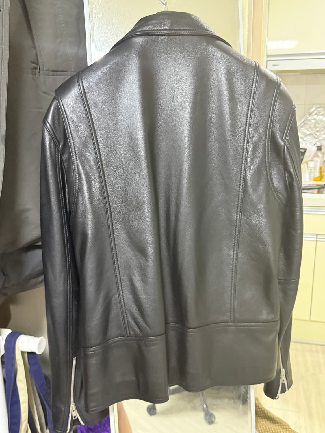 도프제이슨 램스킨 100 라이더 자켓 상품이미지4