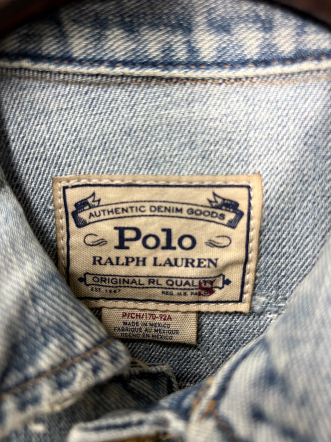 폴로랄프로렌 그래피티 데님 트러커자켓 A3606 상품이미지10