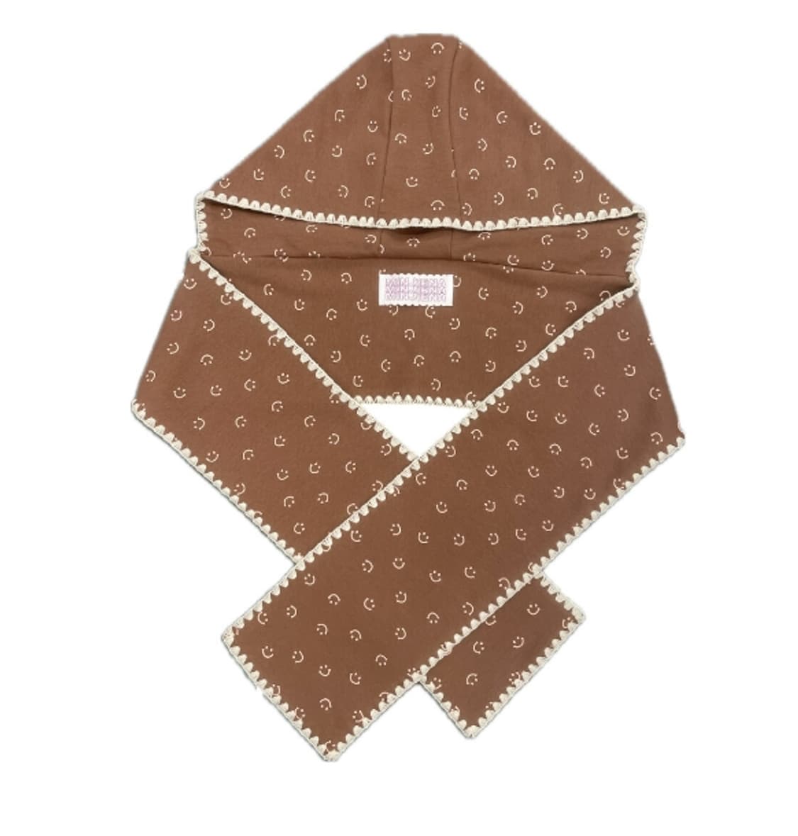 MINJIENA smile hood muffler brown 상품이미지1