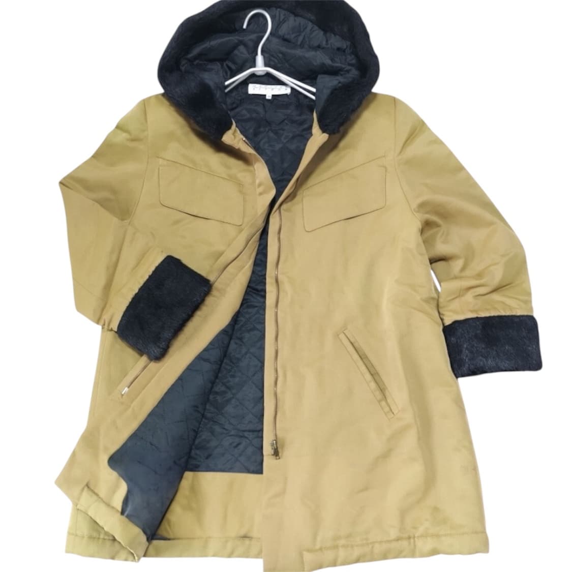 MARTINE SITBON  90s 보아 퍼 코트 상품이미지1