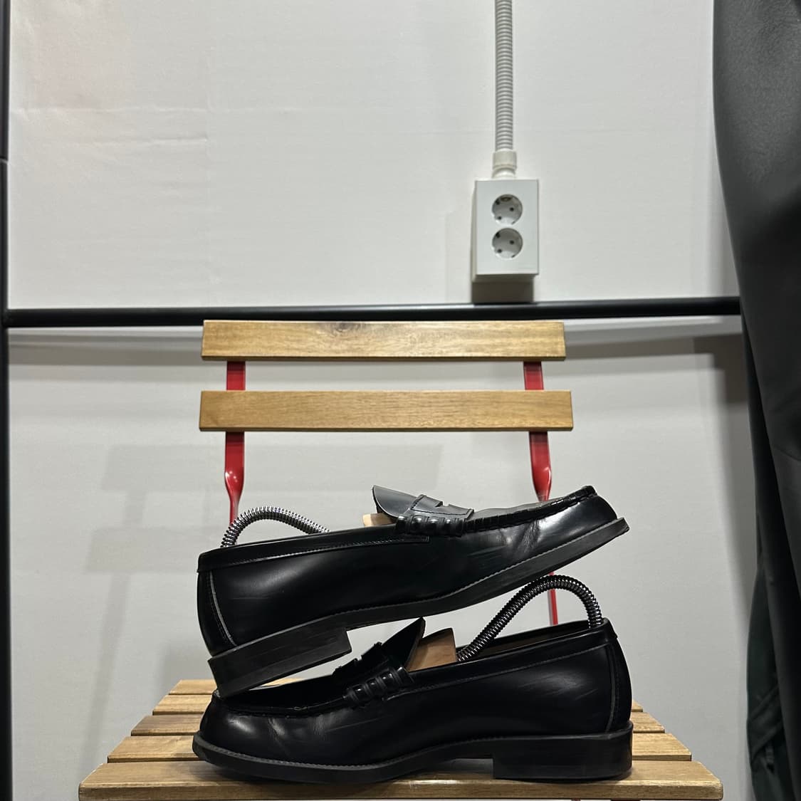 250) 하루타 로퍼 남성 남자 구두 906 블랙 패니로퍼 상품이미지8